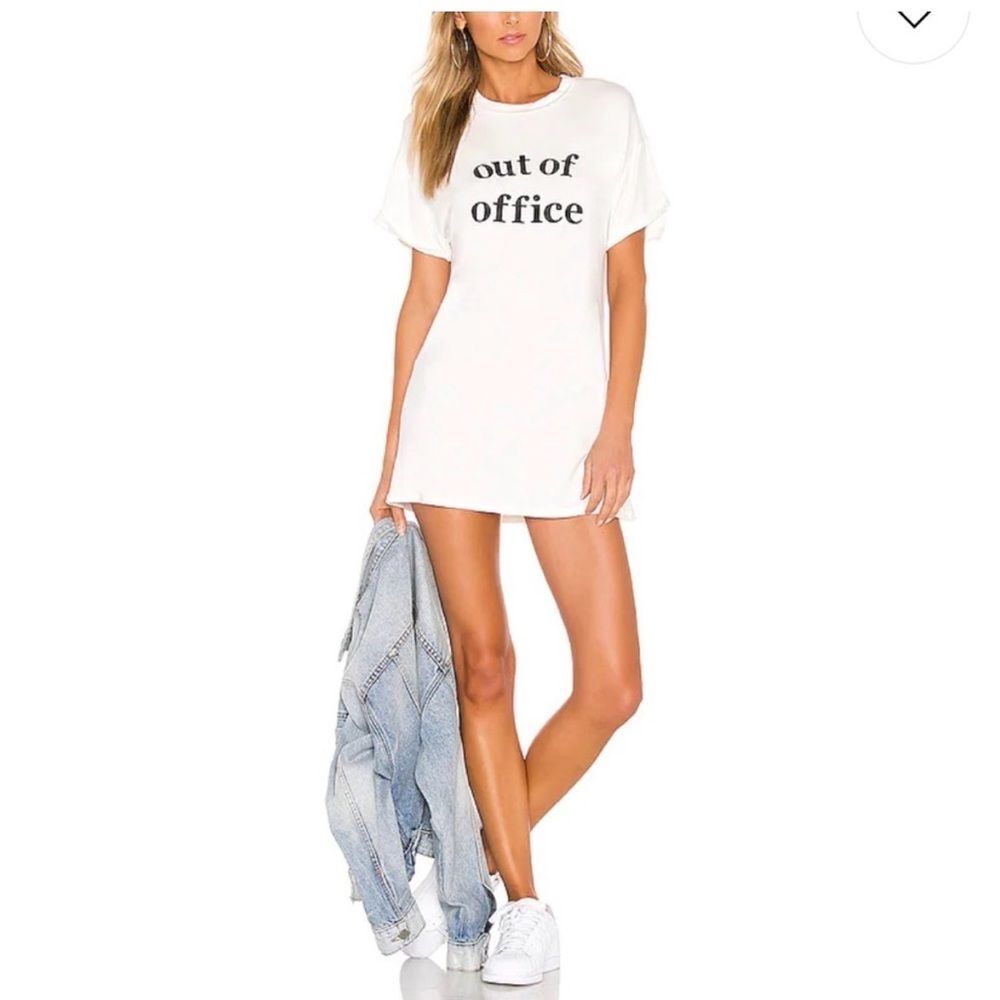 SUPERDOWN | Off White Out of Office Mini Dress Coverup Women’s Size Medium